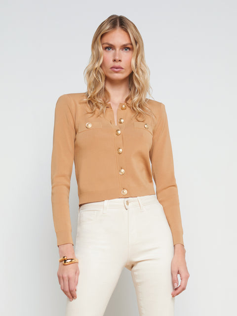 Buttoned Long Sleeve Cardigan Thin Sweater Jacket Cardigan Coat Long Shirt  L