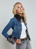 Shea Shearling Denim Jacket jacket L'AGENCE   