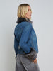 Shea Shearling Denim Jacket jacket L'AGENCE   