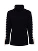 Nola Lace-Up Turtleneck turtleneck L'AGENCE   