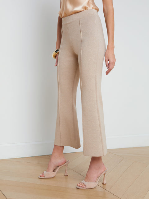 Ren Cropped Flare Knit Pant