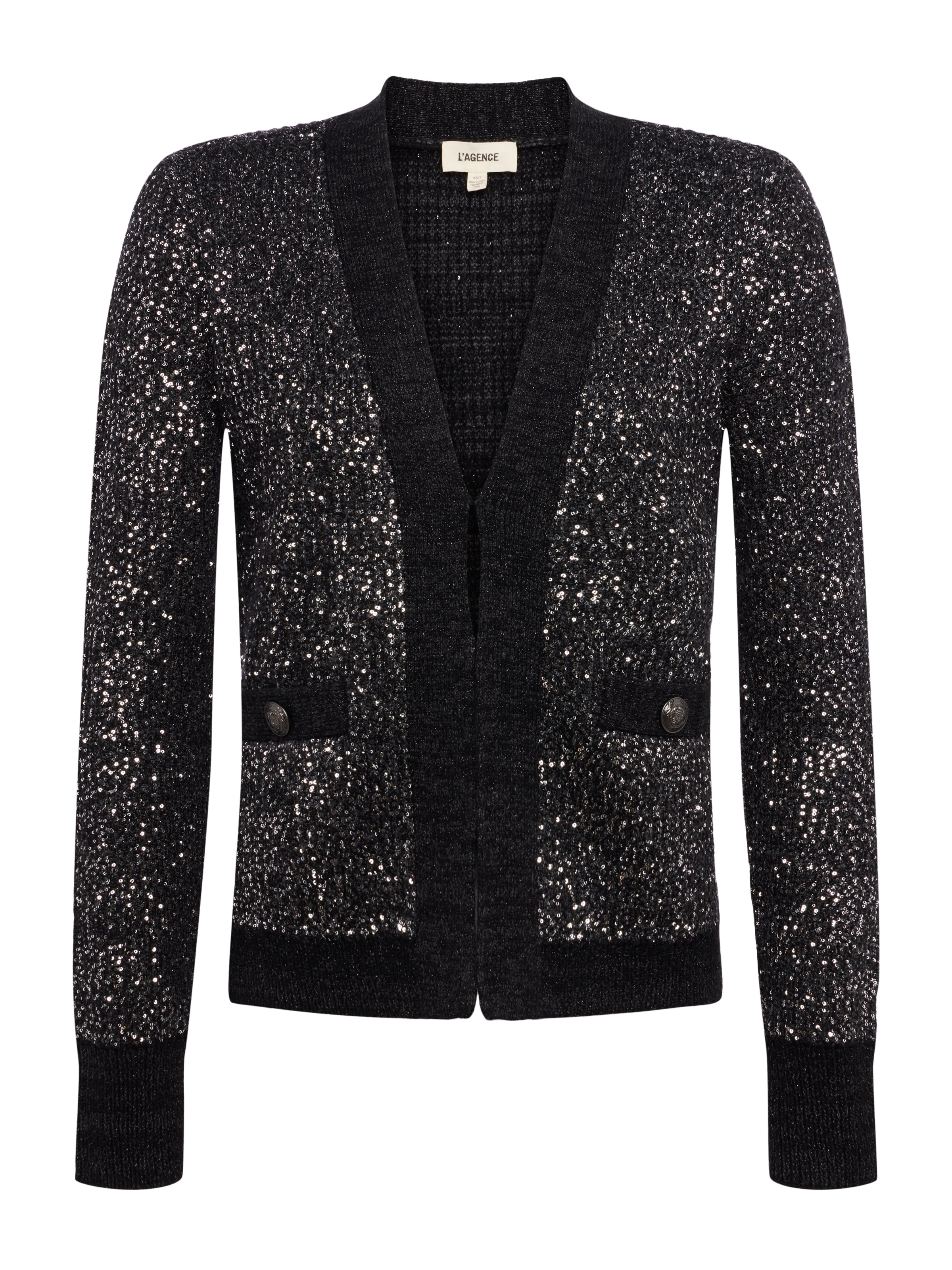 Ladies black shop sparkly cardigan