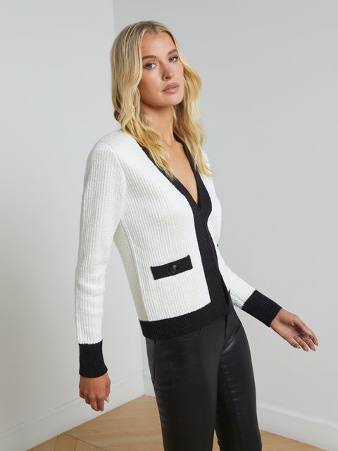 Jinny Sequin Cardigan cardigan L'AGENCE   