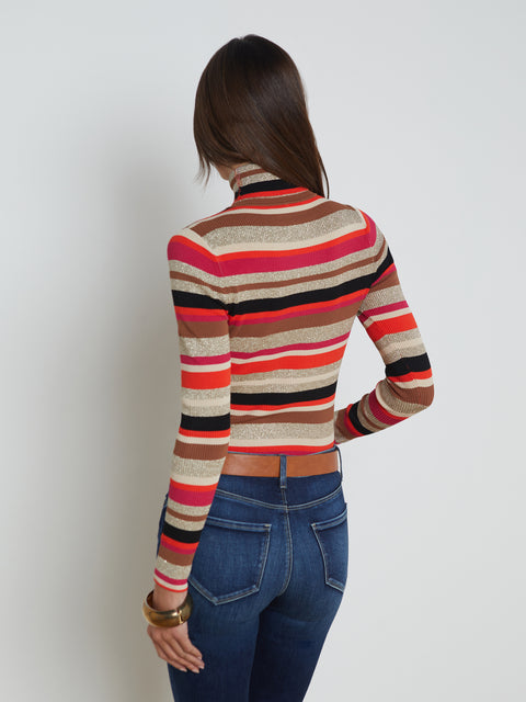 Olene Striped Turtleneck turtleneck L'AGENCE   