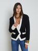 Georgia Contrast Cardigan Blazer blazer L'AGENCE   