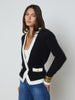 Georgia Contrast Cardigan Blazer blazer L'AGENCE Sale   