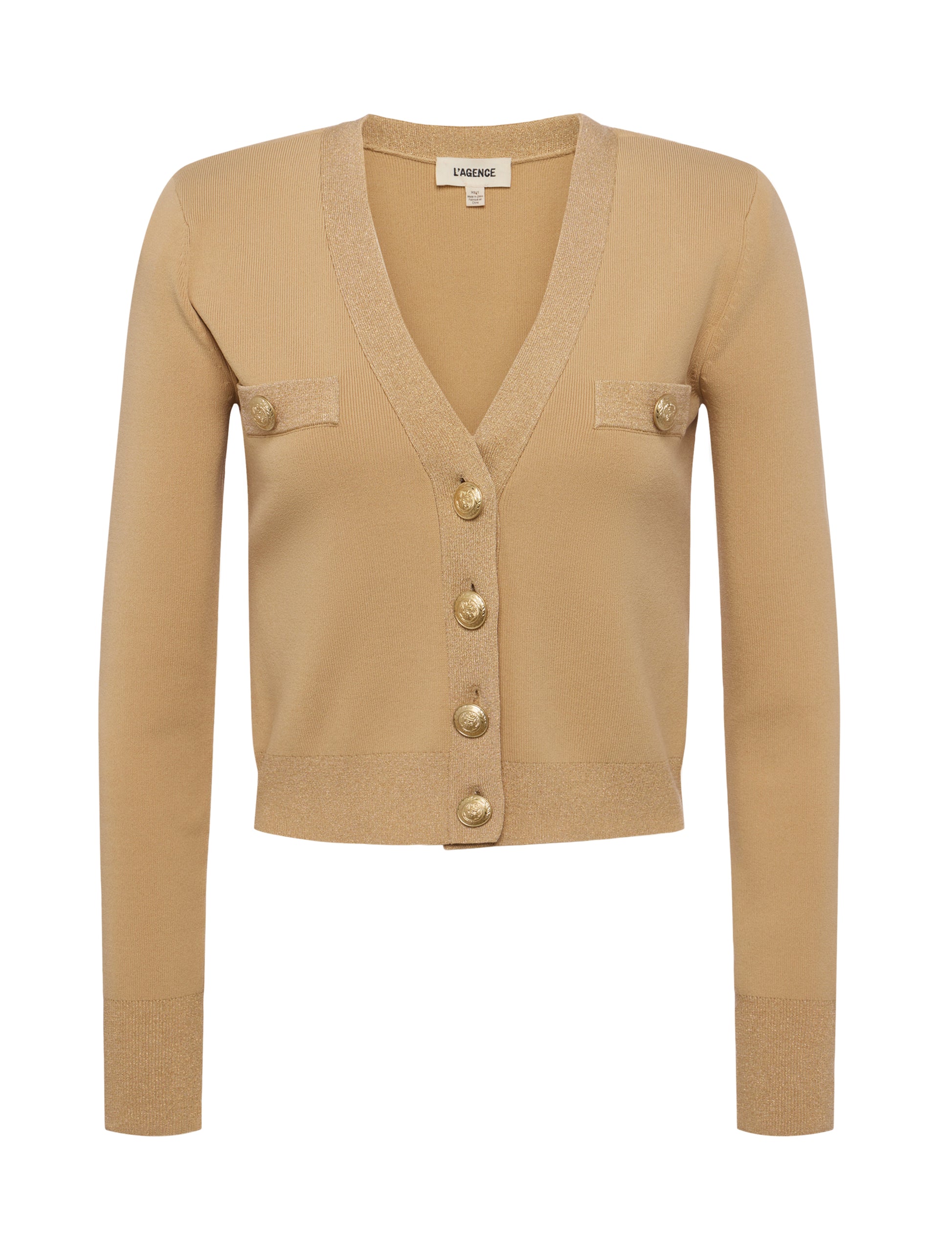 Taya V-Neck Cardigan cardigan L'AGENCE Sale