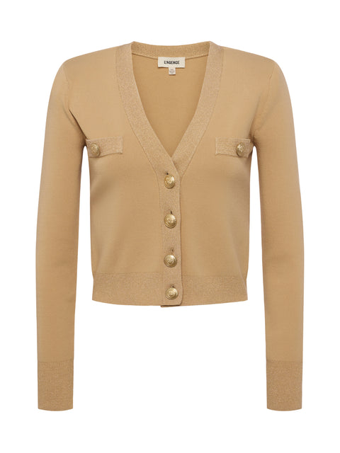 Taya V-Neck Cardigan cardigan L'AGENCE   