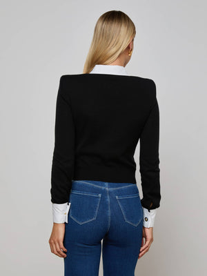 أبريل collared pullover
