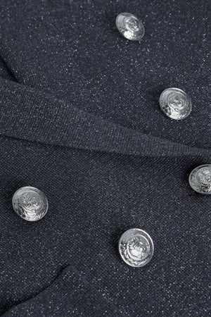 Kenzie Metallic Knit Blazer blazer L'AGENCE Sale