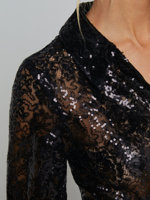 Frida Lace Dress dress L'AGENCE   