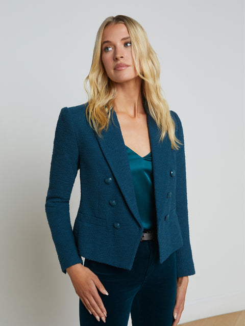 Brooke Open-Front Blazer blazer L'AGENCE   