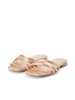 Abelle Satin Flat Sandal flat sandal L'AGENCE   