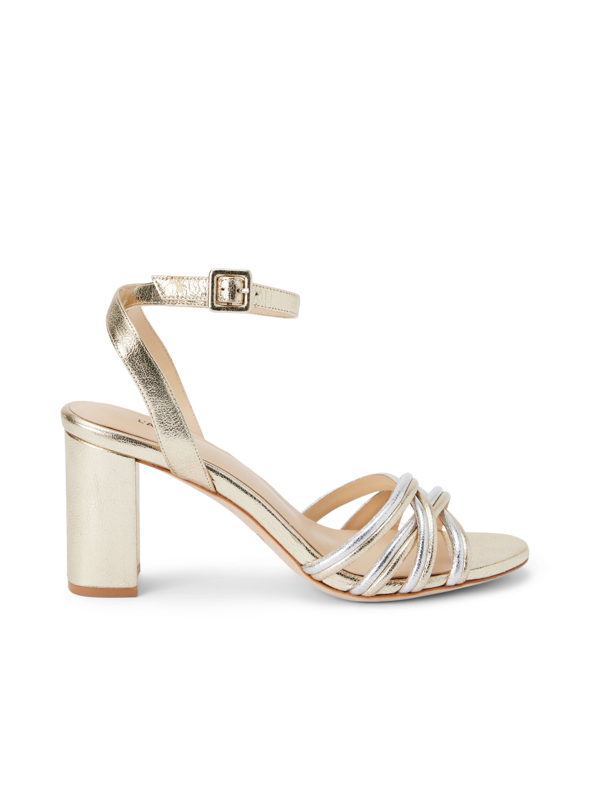 Acelynn Block-Heel Sandal shoes L'AGENCE Sale