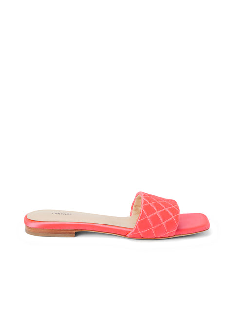 Aloise Satin Slide Sandal sandal L'AGENCE Sale