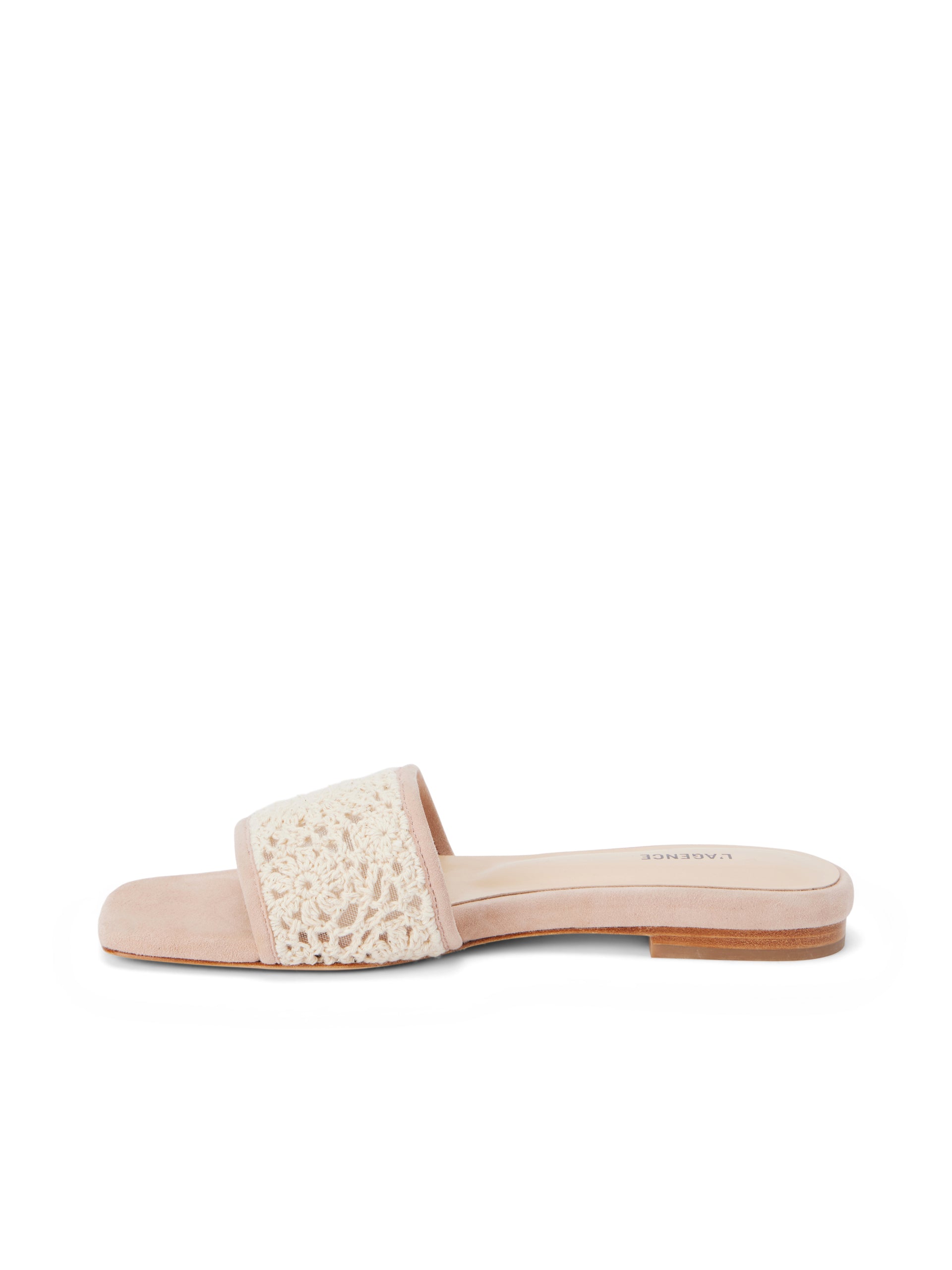 Armelle Crochet Slide Sandal shoes L'AGENCE Sale