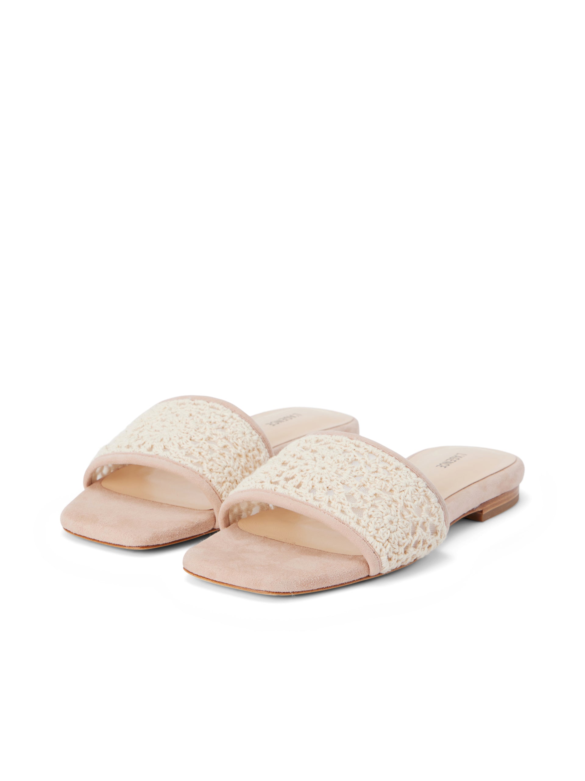 Armelle Crochet Slide Sandal shoes L'AGENCE Sale