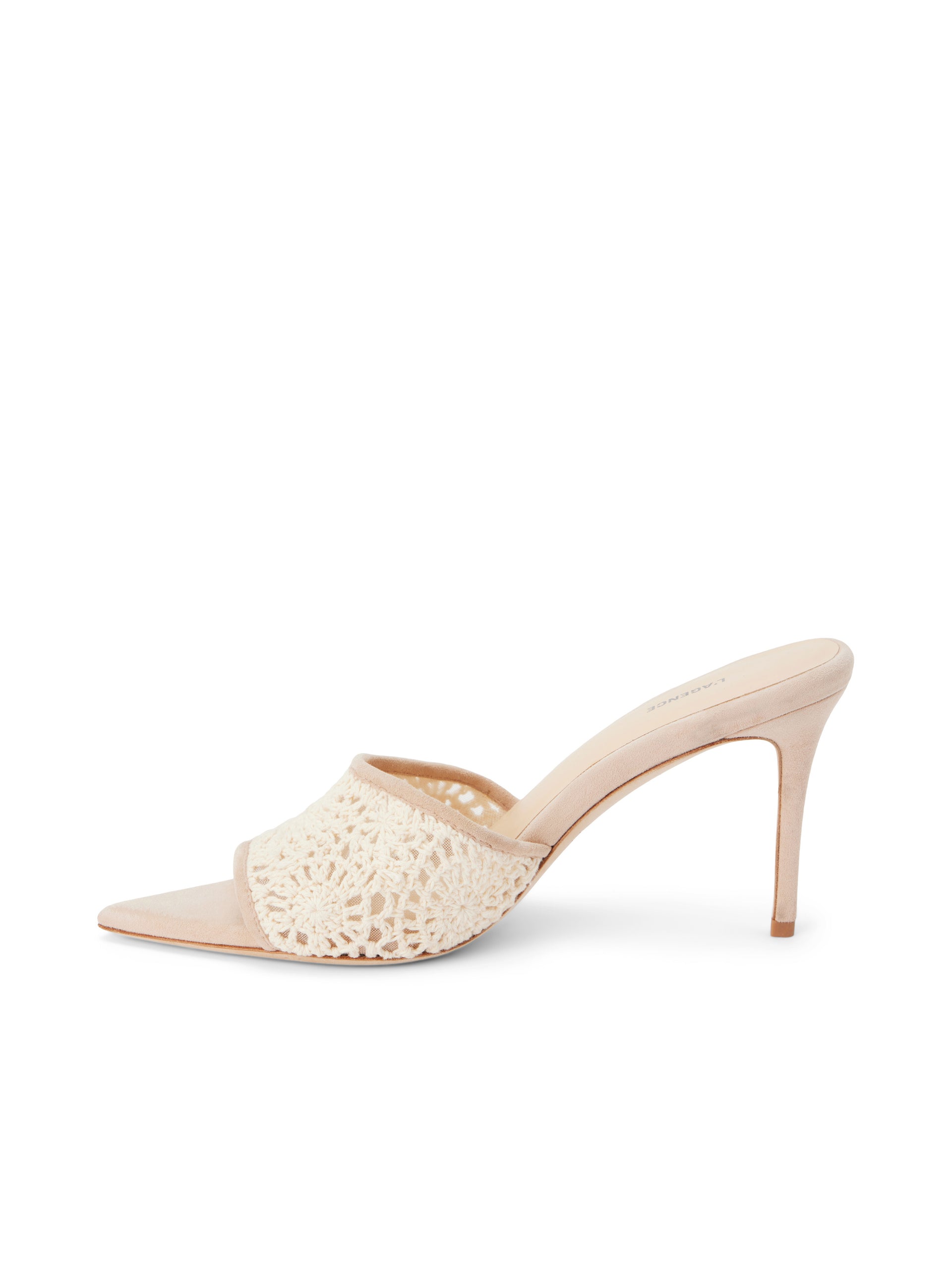 Armande Crochet Mule shoes L'AGENCE Sale