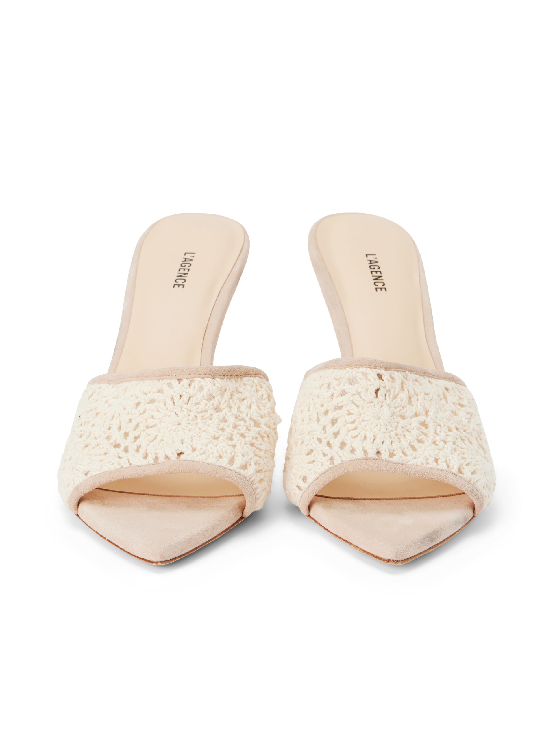 Armande Crochet Mule shoes L'AGENCE Sale