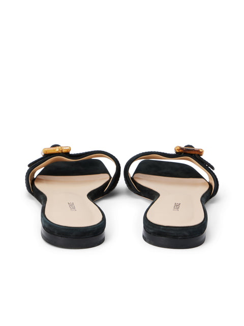 Aurelie Buckle Slide Sandal sandal L'AGENCE   