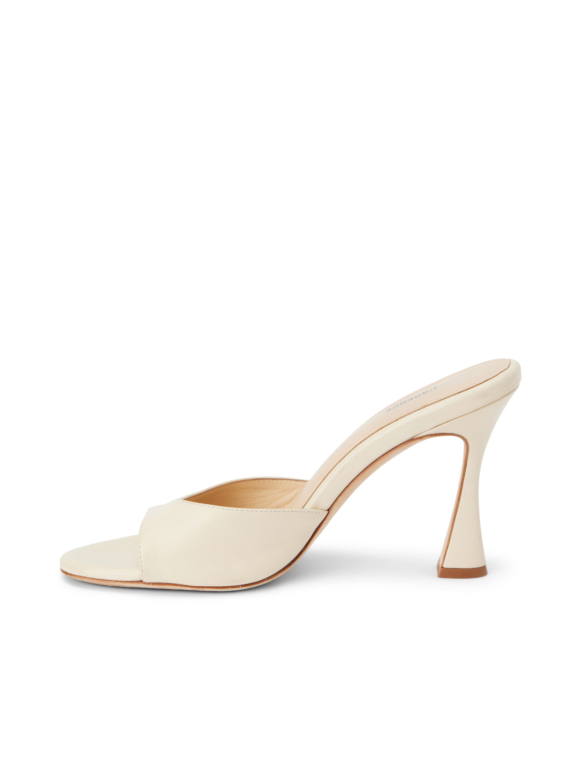 Avery Leather Peep-Toe Mule shoes L'AGENCE