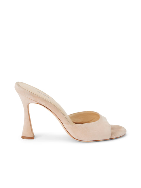 Avery Suede Peep-Toe Mule mule L'AGENCE