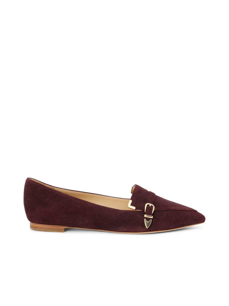 Brielle Suede Loafer loafer L'AGENCE   