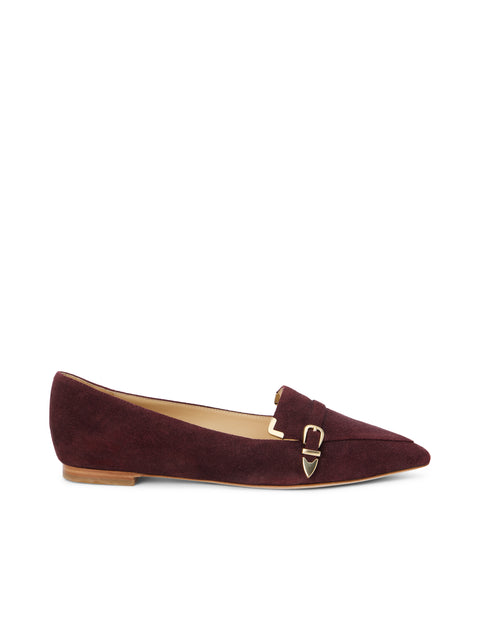 Brielle Suede Loafer loafer L'AGENCE Sale