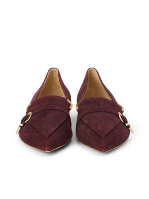 Brielle Suede Loafer shoes L'AGENCE Sale