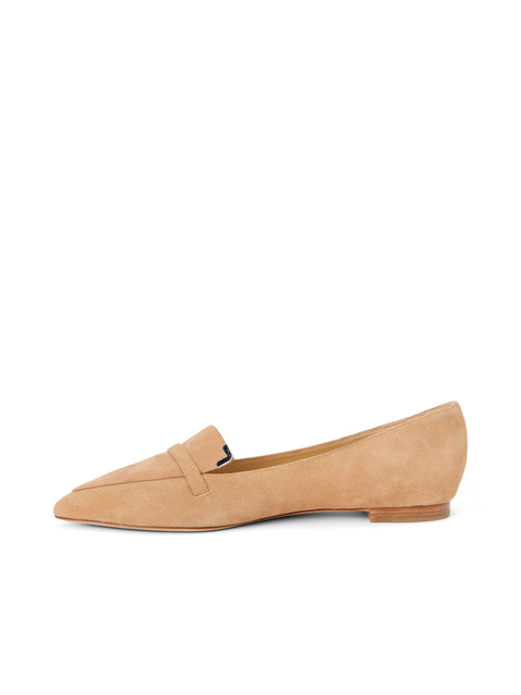 Brielle Suede Loafer loafer L'AGENCE   