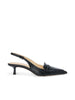 Brigette Leather Slingback mule L'AGENCE Sale   