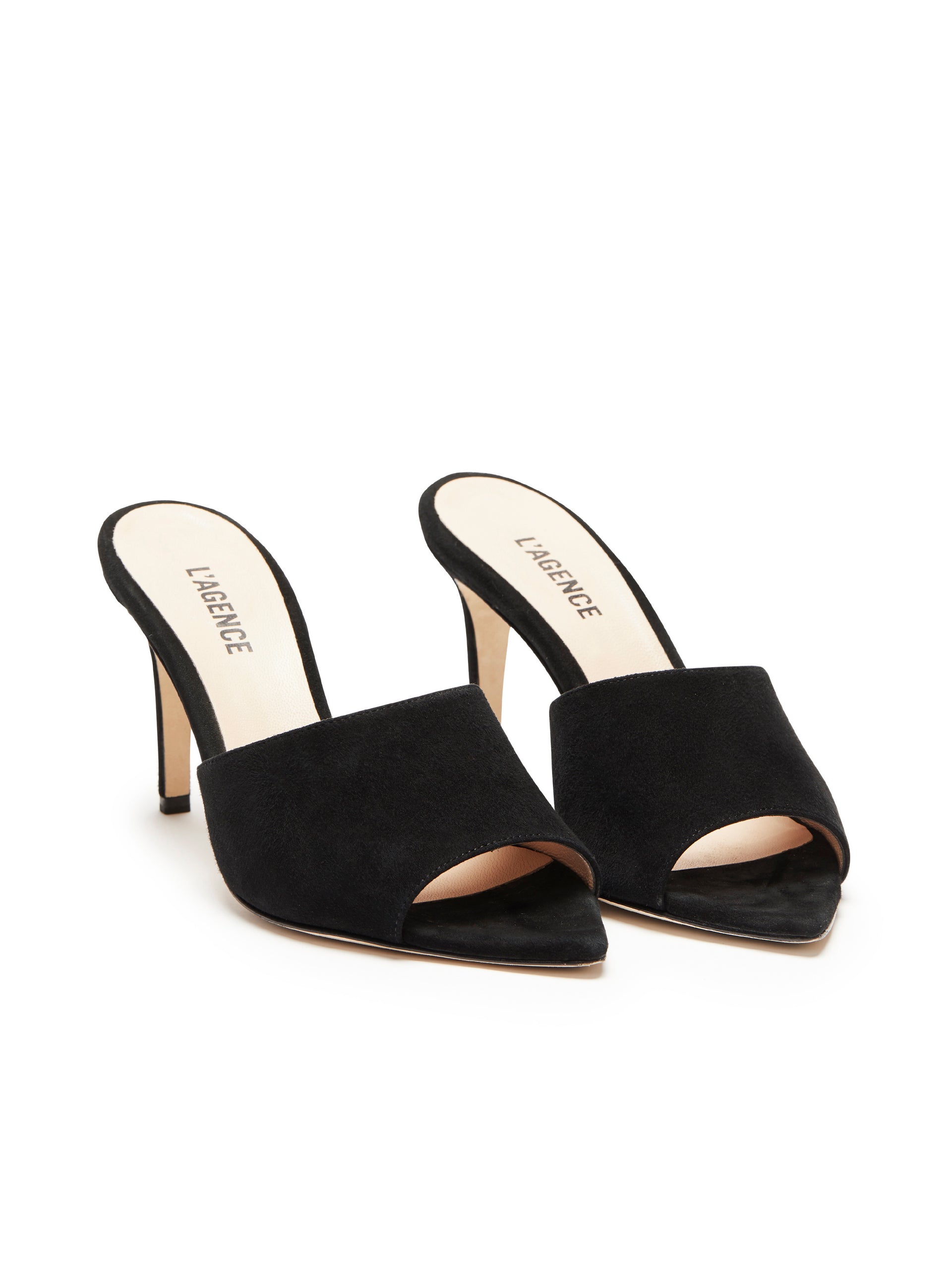 Lolita Suede Open-Toe Mule shoes L'AGENCE