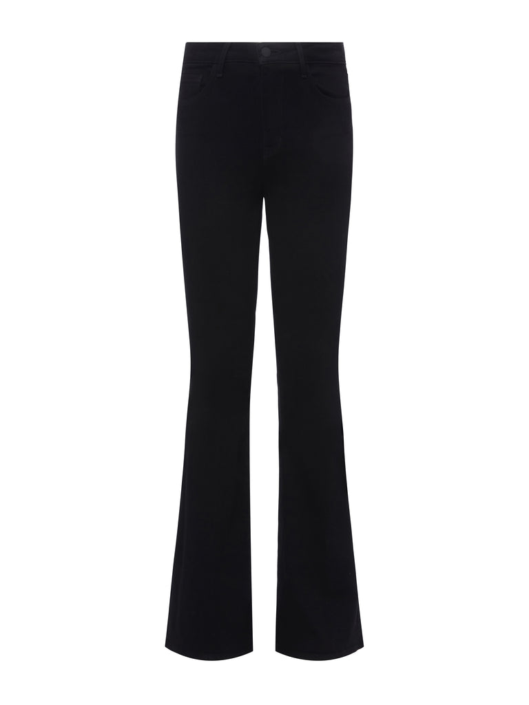 L'AGENCE Bell High-Rise Flare Jean In Noir