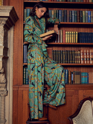 Image - Ciara Robe + Lillian Pant  L'AGENCE   