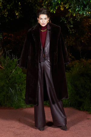 Livvy Leather Trouser pant L'AGENCE Sale