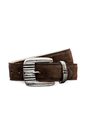 Cintura in pelle scamosciata Aya