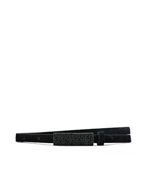 Haven Calf Hair Leather Belt