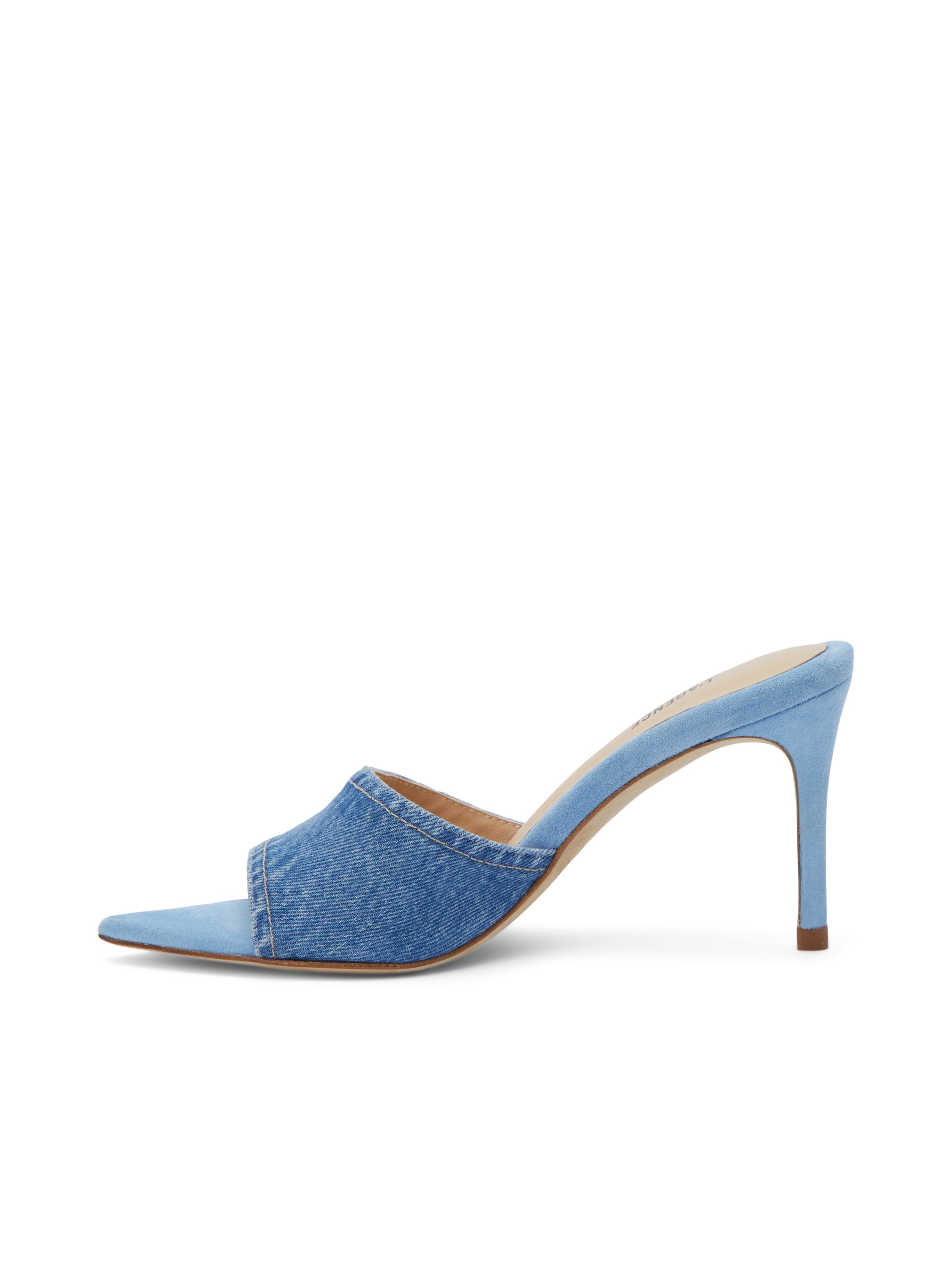 Lolita Denim Open-Toe Mule shoes L'AGENCE