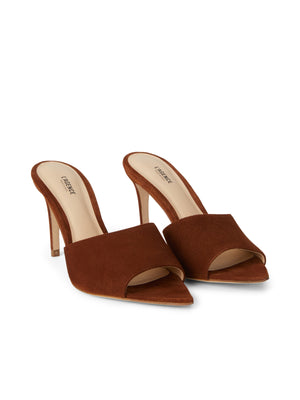 Lolita Suede Open-Toe Mule shoes L'AGENCE
