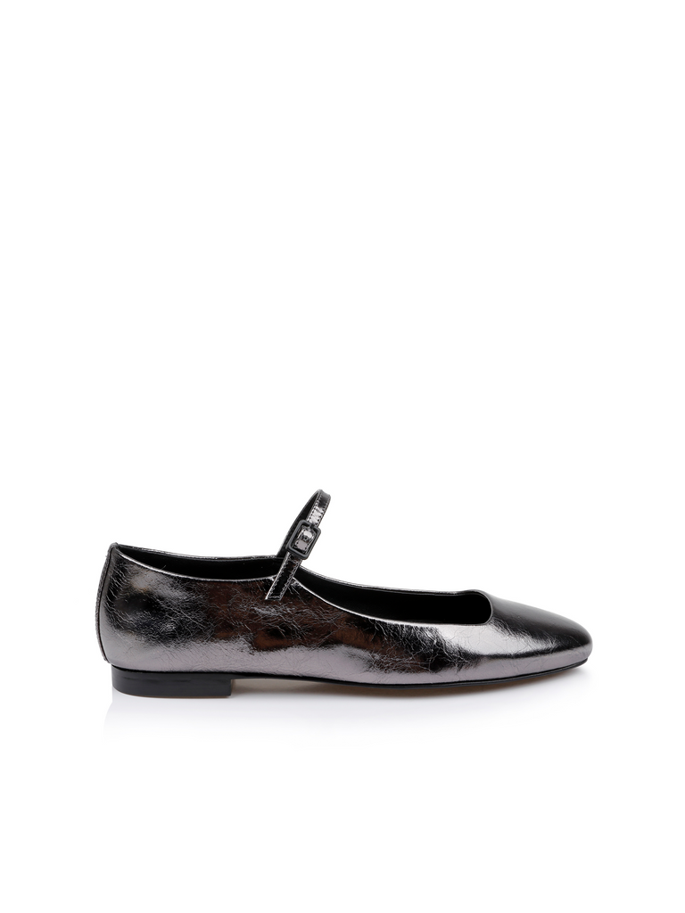 Edelie Leather Flat flat L'AGENCE   