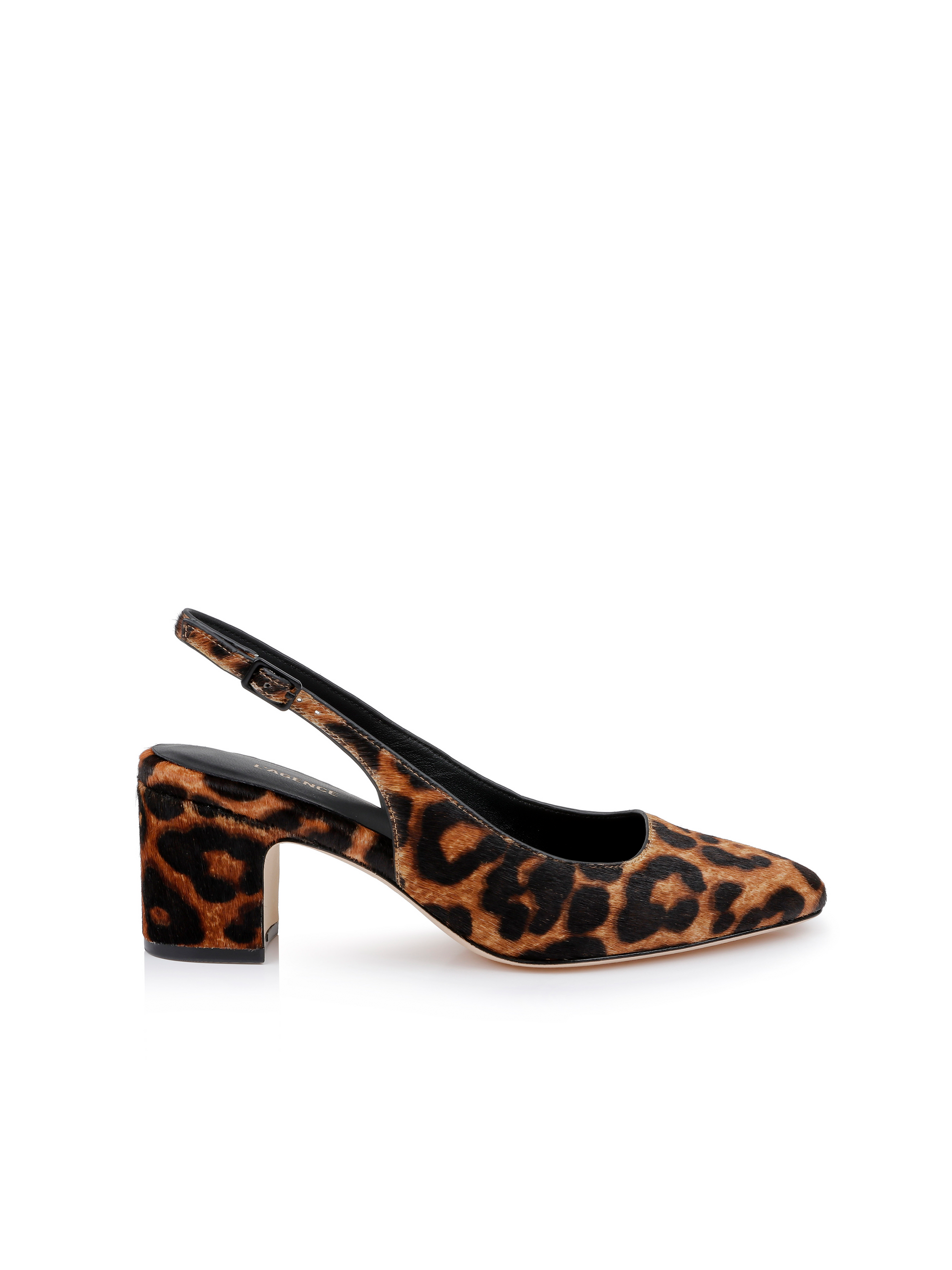 Elaina Leather Slingback shoes L'AGENCE