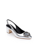 Elayne Patent Leather Slingback slingback L'AGENCE   