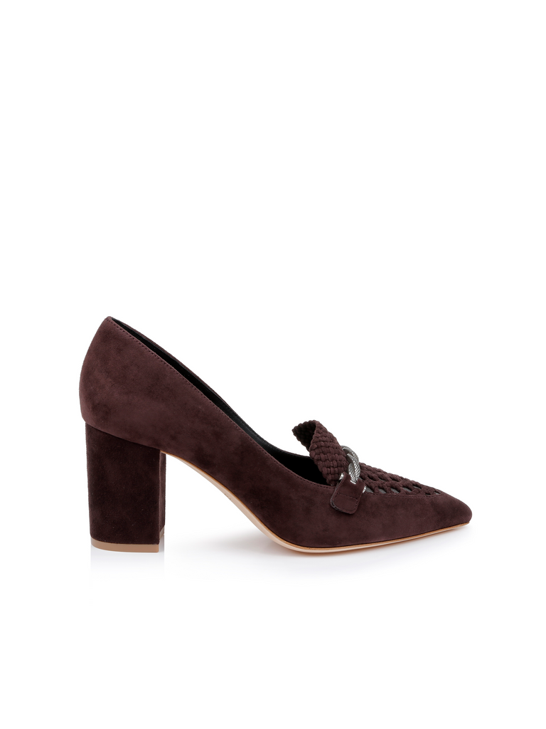 Eleonore Suede Loafer Pump shoes L'AGENCE