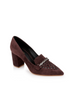 Eleonore Suede Loafer Pump loafer L'AGENCE   