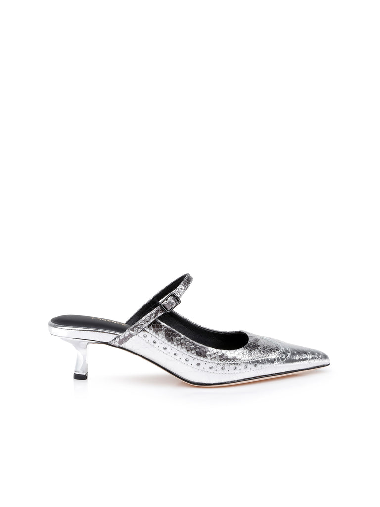 Elle Patent Leather Mule mule L'AGENCE   