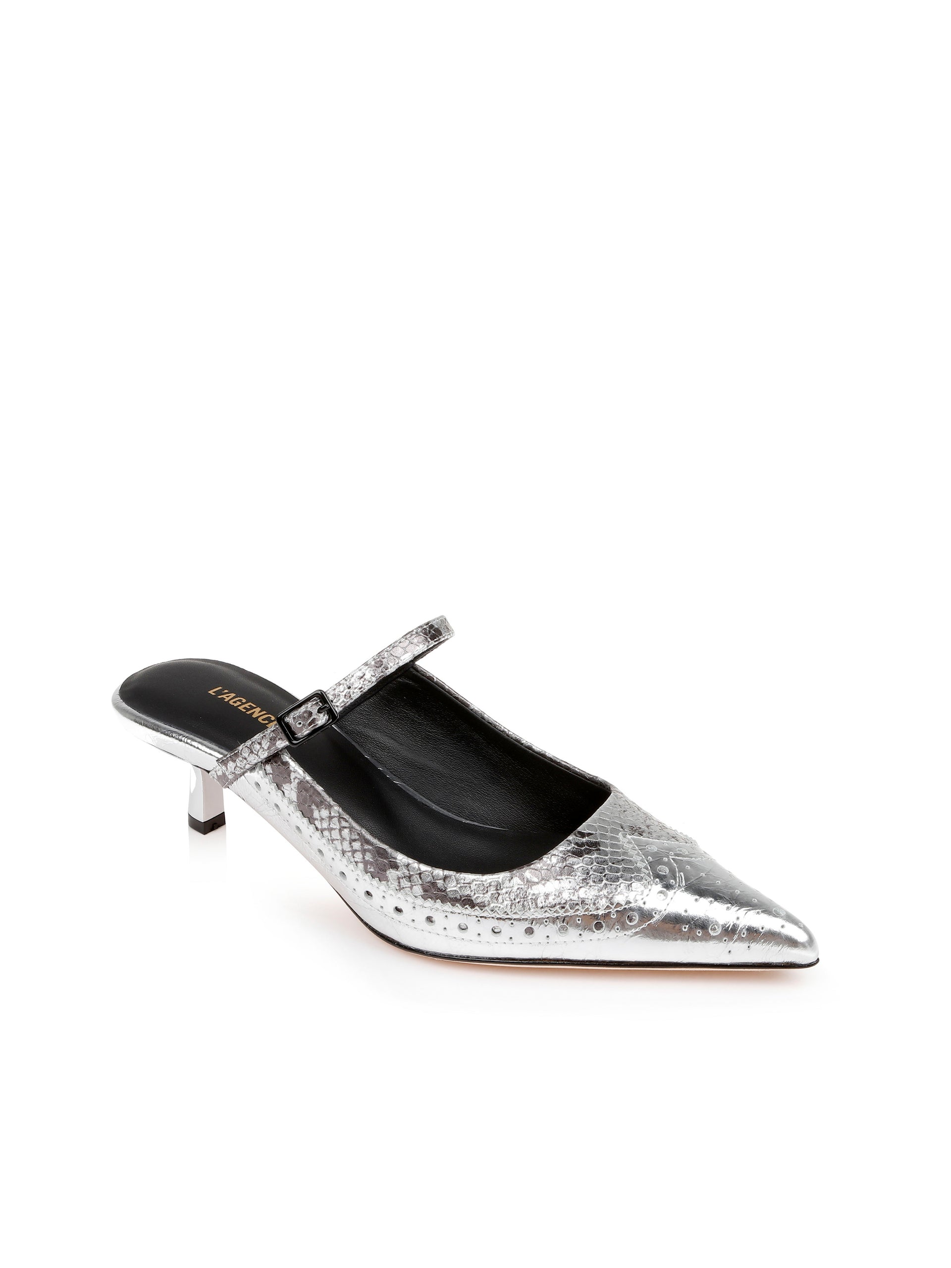 Elle Patent Leather Mule shoes L'AGENCE Sale