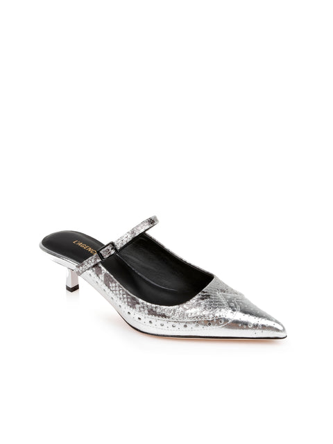 Elle Patent Leather Mule mule L'AGENCE   