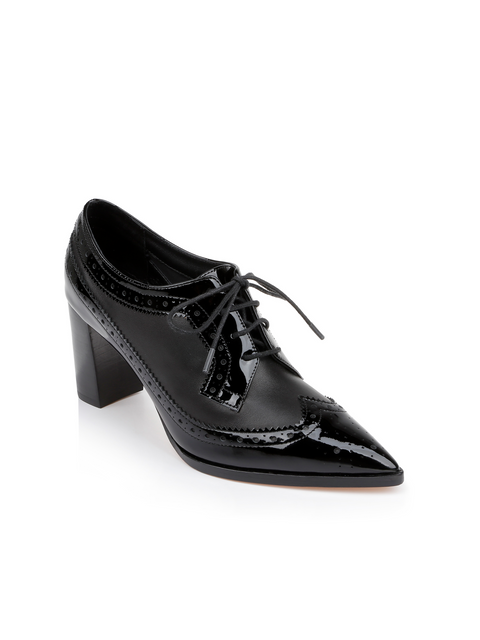 Elodie Leather Oxford Pump shoes L'AGENCE Sale