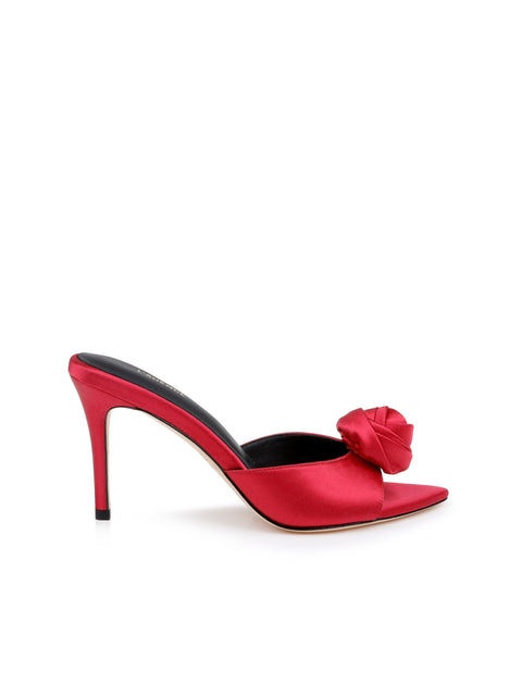 Felice Satin Sandal preorder L'AGENCE   