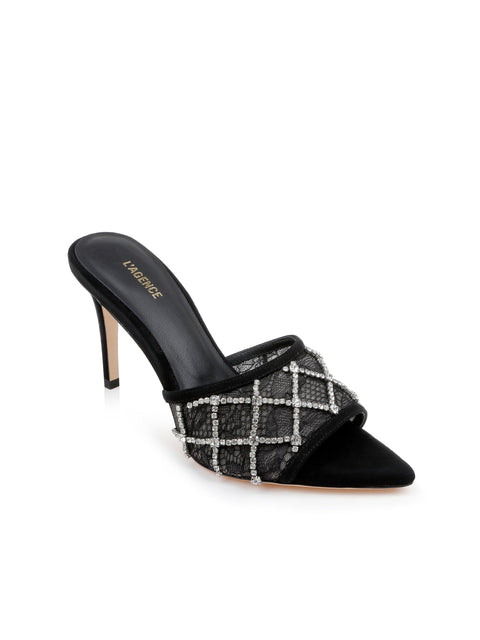 Fernande Embellished Sandal shoes L'AGENCE Sale